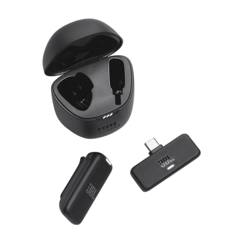 Image of JBL Quantum Stream Wireless USB-C - Wearable Wireless Streaming Microphone for Crystal Clear Recordings, 24 Hours of Recording time, Plus Speed Charge, Included Windscreen for Noise Reduction