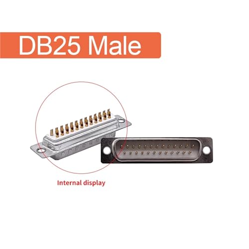 Conector de cable de datos DB25 para solucionar fallos de conexión VGA de 25 pines 2