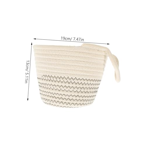ABOOFAN 2pcs Storage Basket Cotton Thread Hangable