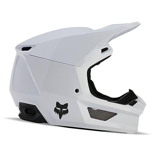 Fox Racing Unisex V Core Motocross Dirt Bike Helmet, White,