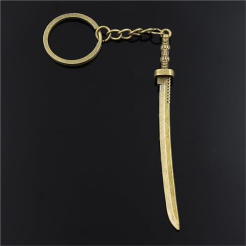 Porte-clés samouraï rétro pour homme : l'idée cadeau idéale avec chaîne - 4