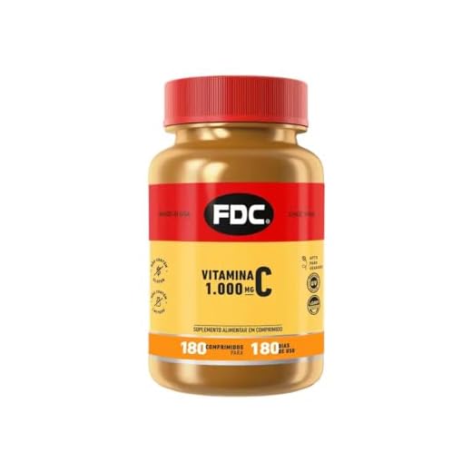 FDC Vitamina C - 1000MG - 180 comprimidos, FDC VITAMINAS