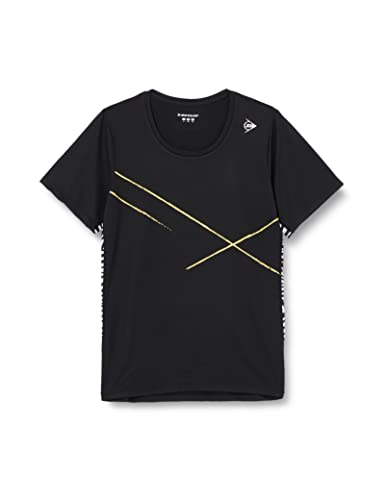 T-Shirt de Tennis Femme Dunlop Sports vêtement sport manches courtes respirant