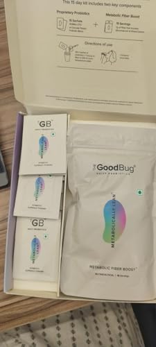 The Good Bug Metabolically Lean: Advance Metabolic System | Weight Loss For Women & Men | 16 b CFUs Probiotics Supplement + L-Carnitine + 7g Prebiotic Fiber | Boosts GLP1, Metabolism & Reduces Cravings Naturally | 90 Days Pack