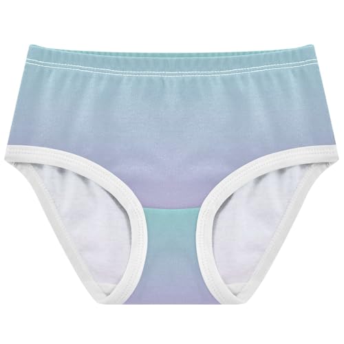 Joisal Green Blue Wisteria Gradient Panties Little Girl Toddler Underwear Floral Cotton Fancy Briefs Underpants 2t