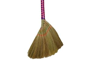 2-Piece Grass Brooms - Create Clean Sweeps the Natural Way
