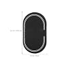 SUPVOX 2 Pcs Bass Drum Single Pedal Patch: 6.1 x 3.5 Inch Self-adhesive Drumhead Mute Pad - Percussion Instrument Accessories, Black Drum Patch for Replacement Kick Drum