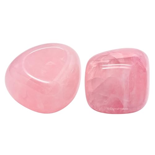 Image of Certified Star Rose Quartz Crystal Healing Tumbled Stone, Natural Polished Crystals for DIY Crafts, Manifestation, Meditation, Pooja Feng Shui and Reiki Healing (30 Grams)