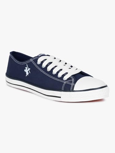 Image of Cantabil Casual Sneaker Shoes for Men l Lightweight & Comfortable with Cushioned Insole Canvas Upper Rubber Sole Lace-Up Closure