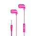 Produktbild Music Sound | Kopfhörer mit Kabel Fullcolor Intra-auriculaires | In-Ear-Stereokopfhörer mit Kabel und eingebautem Mikrofon - 3,5-mm-Klinkenstecker - 1,2 m Anti-Tangle-Kabel  Farbe Rosa