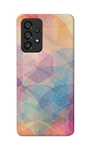 Image of Printed Hard Back Cover Case for Samsung Galaxy A53 5G Back Cover (Crumpled Paper Design) -1803