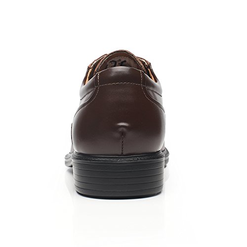 Image of Wide Width Brown Oxfords for Men by La Milano
