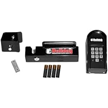 Mighty Mule Bulldog Pedestrian Gate Lock FM145 Black