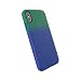 Speck Products CandyShell Fit iPhone Xs Max Case, Evergreen Green Ombre Blueberry Blue/Blueberry Blue