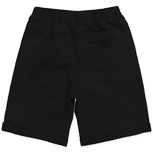 Bermudas em moletom leve, Marisol, meninos, Preto, 10