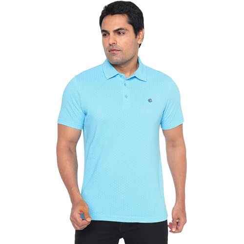 Image of MANE AND MINI Men's Cotton Regular Fit | Pique Polo Neck T Shirt | Half Sleeves Casual Shirt for Men