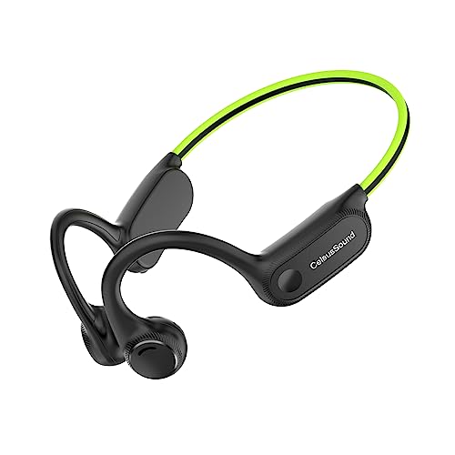 Celsussound Bone Conduction Headphones With Noise-Canceling Mic, Bluetooth Waterproof Sport Headphones, Open Ear Stereo Headphones Up To 10H Playtime, Wireless Headset For Running And Workout #TOP1