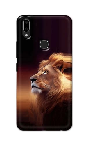 Image of PRINTFIDAA Printed Hard Back Cover Case for Vivo V9 | V9 Youth | Vivo Z1 | Vivo Y89 Back Cover (Danger Lion) -112