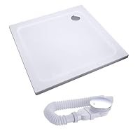 IMPTS Duschwanne 100x100 cm Duschtasse Komplett Set inkl. Ablaufgarnitur – Ansicht 6