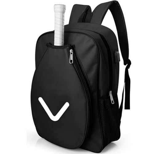 Bolsa Mochila Raquete Esportiva Beach Tenis Squash Raqueteira Mala Tippi (PRETO)