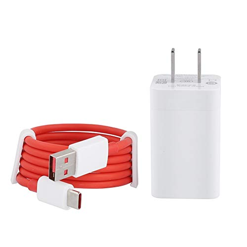 DEWIN Phone Fast Charger Cable Kit - Android Charger Cable Kit, 5V/4A Charger, Fast Charging USB Interface Original Dash Charger, 5T 5 3T, US Plug (Size : USB+Type-C)