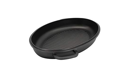 Foto von Krüger 23040 Multi-Bräter Aluguss mit Grilldeckel, 38 cm