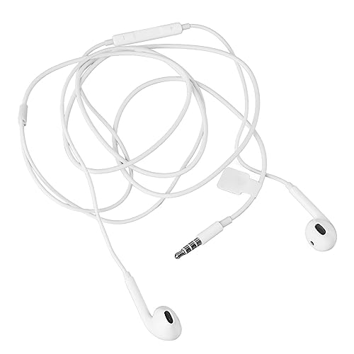Wired Headphones Volume Control Noise Canceling Professional 3.5mm Wired Headphones for Smartphones
