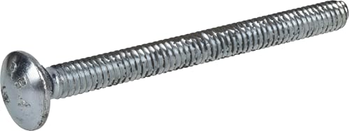 Image of Hillman 240036 Carriage Bolt, 1 /4 x 3-Inch, Steel, Zinc-Plated, Silver, 100-Pack