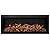 Amantii 60" Extra Tall Clean Face Symmetry Electric Fireplace w/Driftwood Logs