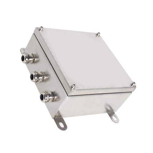 MLWSKERTY Caja De Protecciones Eléctricas De Acero Inoxidable Funda De Cable Impermeable para Exteriores Caja De Conexiones Dividida Conector De Cables Conector De Terminales