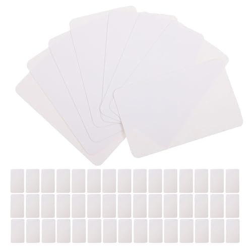 Cartes Postales Vierges Papier Blanc Surface Lisse SUPVOX de Qualité Supérieure