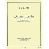 Alphonse Leduc ウィットナー バッハ : 15の練習曲 (クラリネット教則本) ルデュック出版