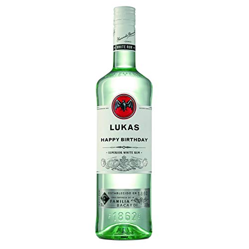 Bacardi Carta Blanca mit personalisiertem Etikett (1 x 0,7l) Gestalte das Etikett individuell nach deinen Wünschen – Bild 2