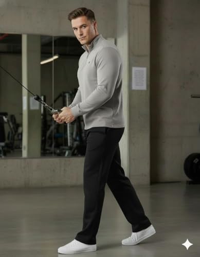 Image of Volex Men Full Sleeve T-Shirt and Jogger Set|Track Suit for Men | Sports Wear Gym Running Jogging Walking Workout Outfit | Full Sleeve T Shirt with Jogger Track Pant Lower