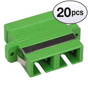 GOWOS(20 Pack) Fiber Optic SC-SC Singlemode APC Duplex Adapter