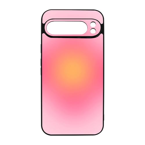 qizjio Aura Phone Case Shockproof Protective Pink Phone Cover for Google Pixel 9 Pro XL
