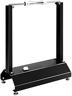 TANGZON Motorcycle Bike Wheel Balancer, Rim Tire Balancing Stand with Adjustable Centering Cones, Wheel Maintenance Balancing Rack, 41 x 22 x 51cm