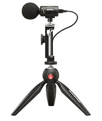 ワンオーナー美品 SHURE MOTIV MV88+ VIDEO KITおまけ有 Shure MV88+ Video Kit Digital Stereo Condenser Microphone