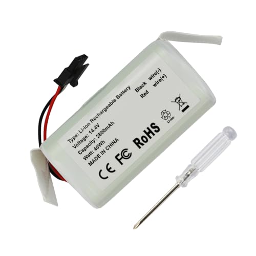Image of MULS ABL-G Battery for iRobot Roomba Combo Essential, Combo&Mop Y0110 Y0140 | Y011020 Y011040 Y014020 Y011240 Vac Q011 Q011020 Q0120 Q012020 RVG-Y1 RCC-Y1 Robot Vacuum Mop Combo Cleaner 14.4V 2800mAh