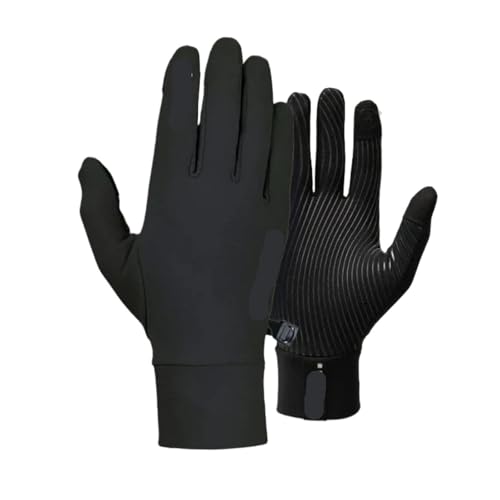 WUYXTO Gloves Winter Cycling Warm For Men Women Full Finger For men(Black,XL)