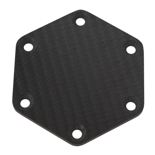 6 Holes Carbon Fiber Steering Wheel Horn Cover Center Replacement For Vertex ...