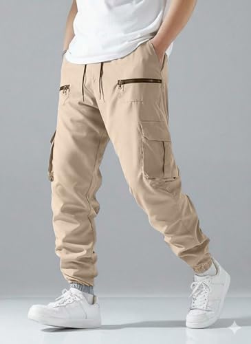 Image of INKKR Men Cargo || Men Zipper Cargo Pants Cotton ||