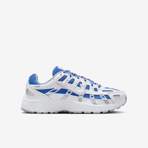 Nike P-6000 Big Kids' Shoes (HV5064-401, Hyper Royal/Summit White/Metallic Silver/White)3