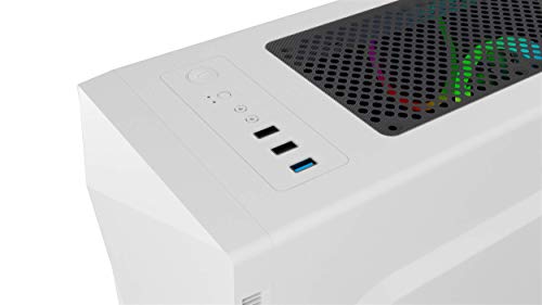 Nfortec-Lynx-Torre-Gaming-Compatible-con-Placas-ATX-Mini-ATX-e-ITX-y-Ventilador-RGB-Incluido-en-la-Parte-Trasera-color-Blanco-RGB-Cristal-Templado