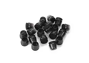 Furnigear Chair Leg Caps with Furniture Felt Pads Silicone Chair Leg Floor Protectors for Hardware Floor (1 inch, 16Pack)