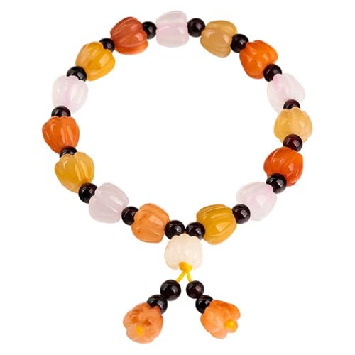 Soie dorée naturelle pour femmes : bracelet pierres précieuses et perles colorées