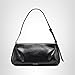 Calvin Klein Tina Top Zip Shoulder Bag, Black/Silver, One Size