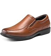 HEEZ Mens Loafers, Split Leather Oxford Dress Shoes for Men, Formal Casual Business Shoes