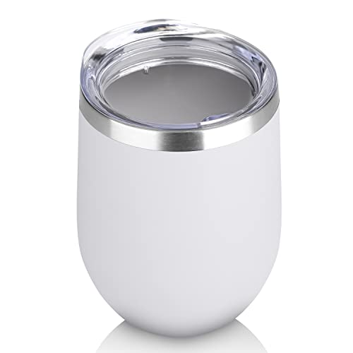 DOMICARE Stainless Steel Wine & Coffee Tumbler Set 12oz