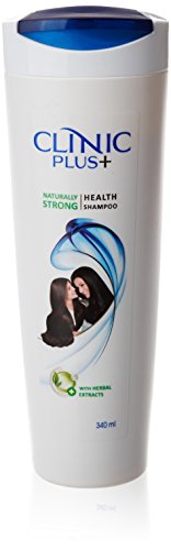 Image of Clinic Plus + Naturally Strong Health Shampoo with Herbal Extracts, 340ml